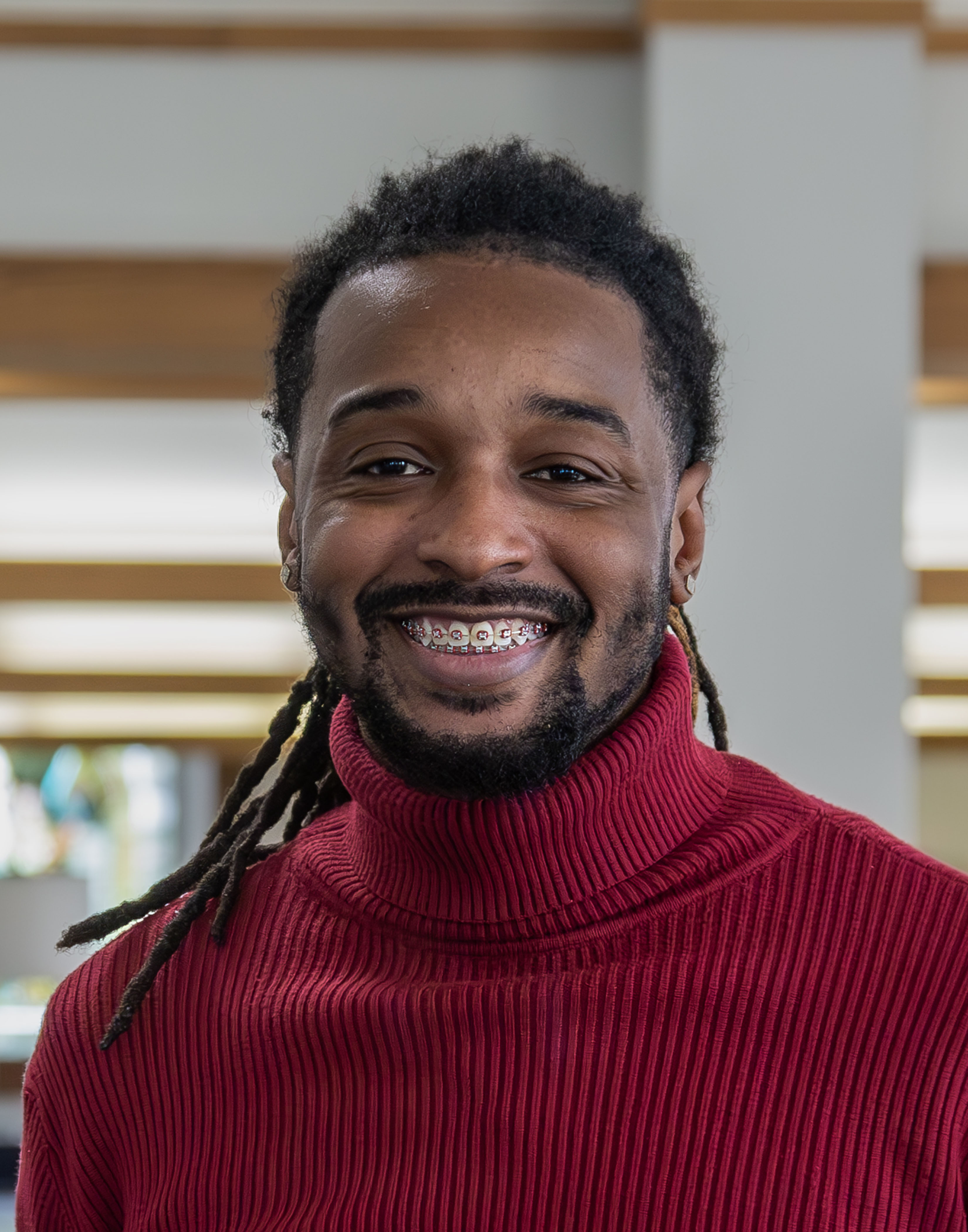 Nicc Edwards, an LC student and 6-year veteran of the United States Marine Corps