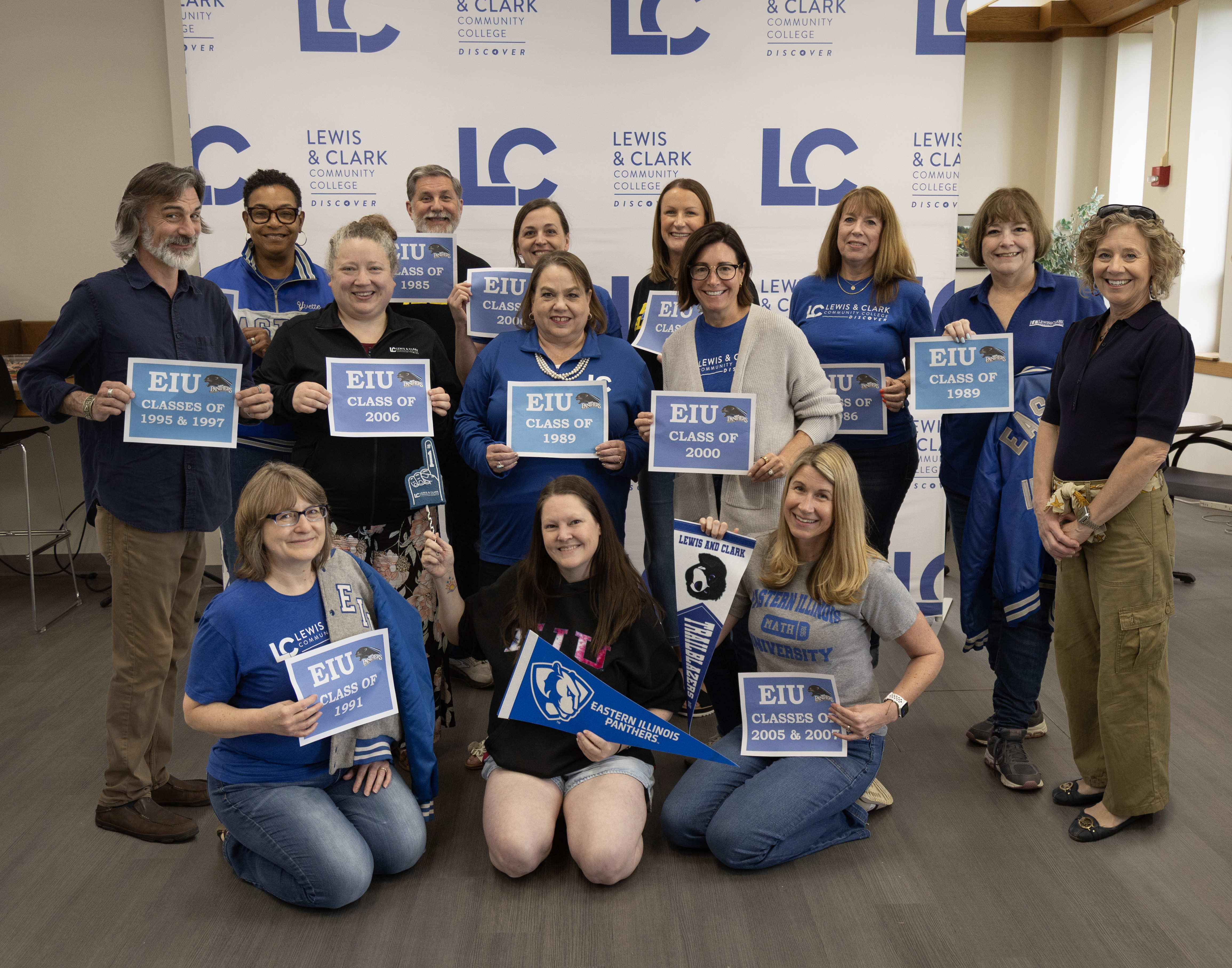 group of EIU alum