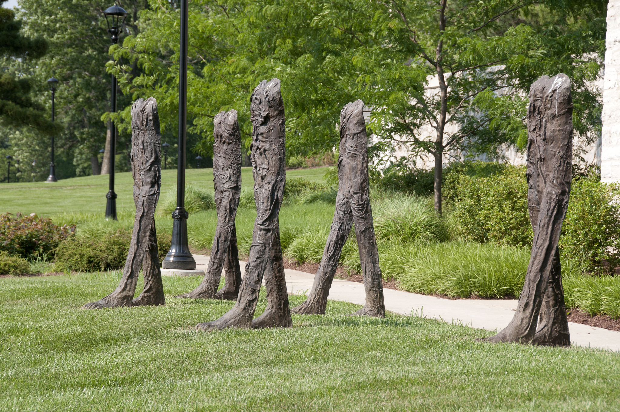 Five Walking Figures