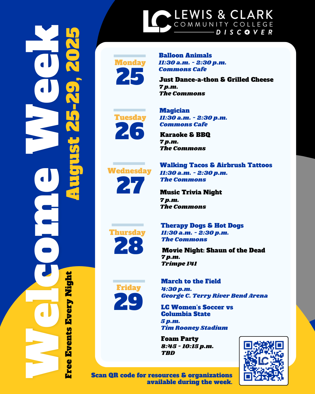 welcome week 2025