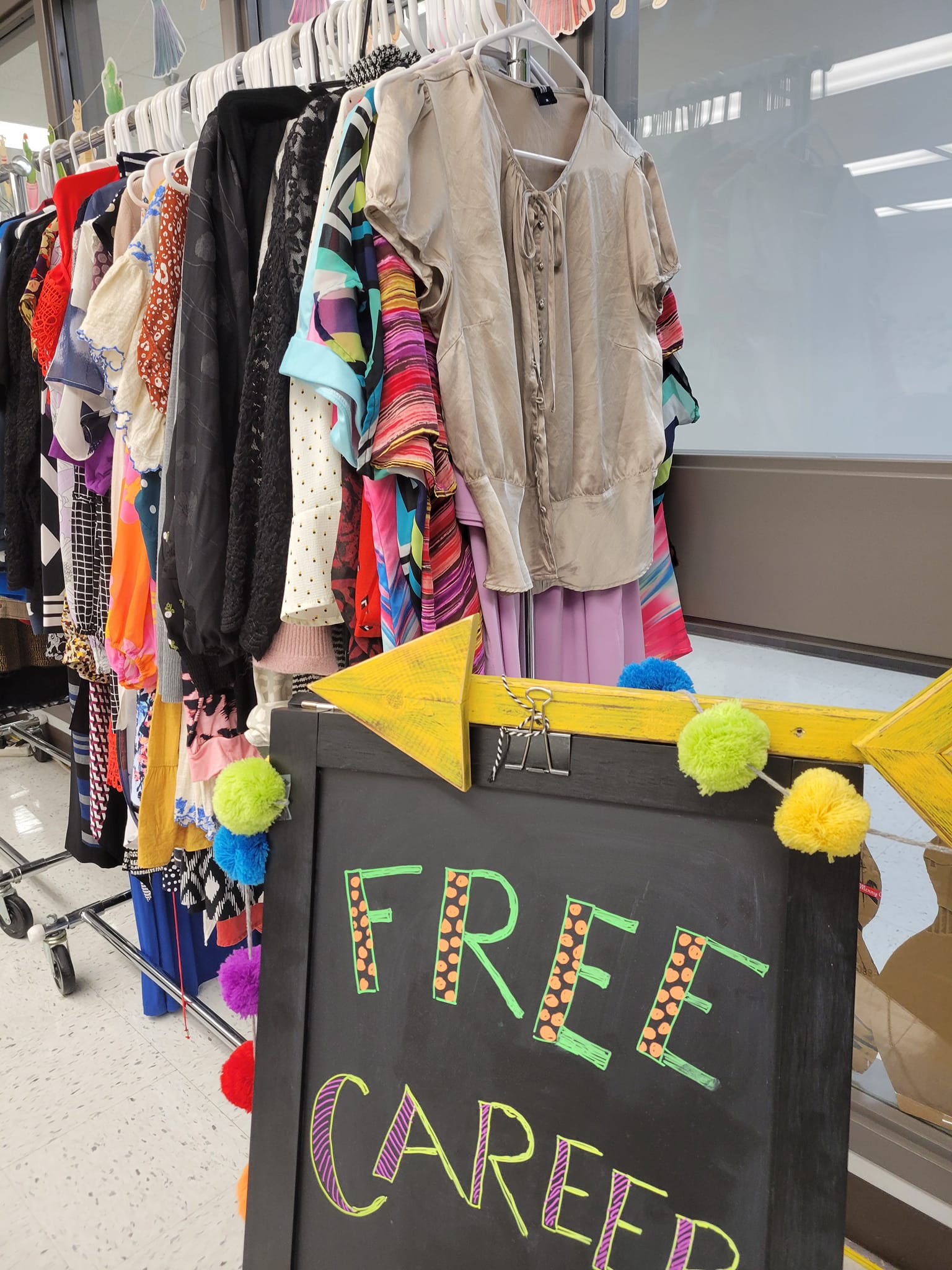L&C’s Career Closet provides free professional clothing for students. The Career Closet is only one of the free services being offered to students at this month’s Career Readiness Day. Submitted photo
