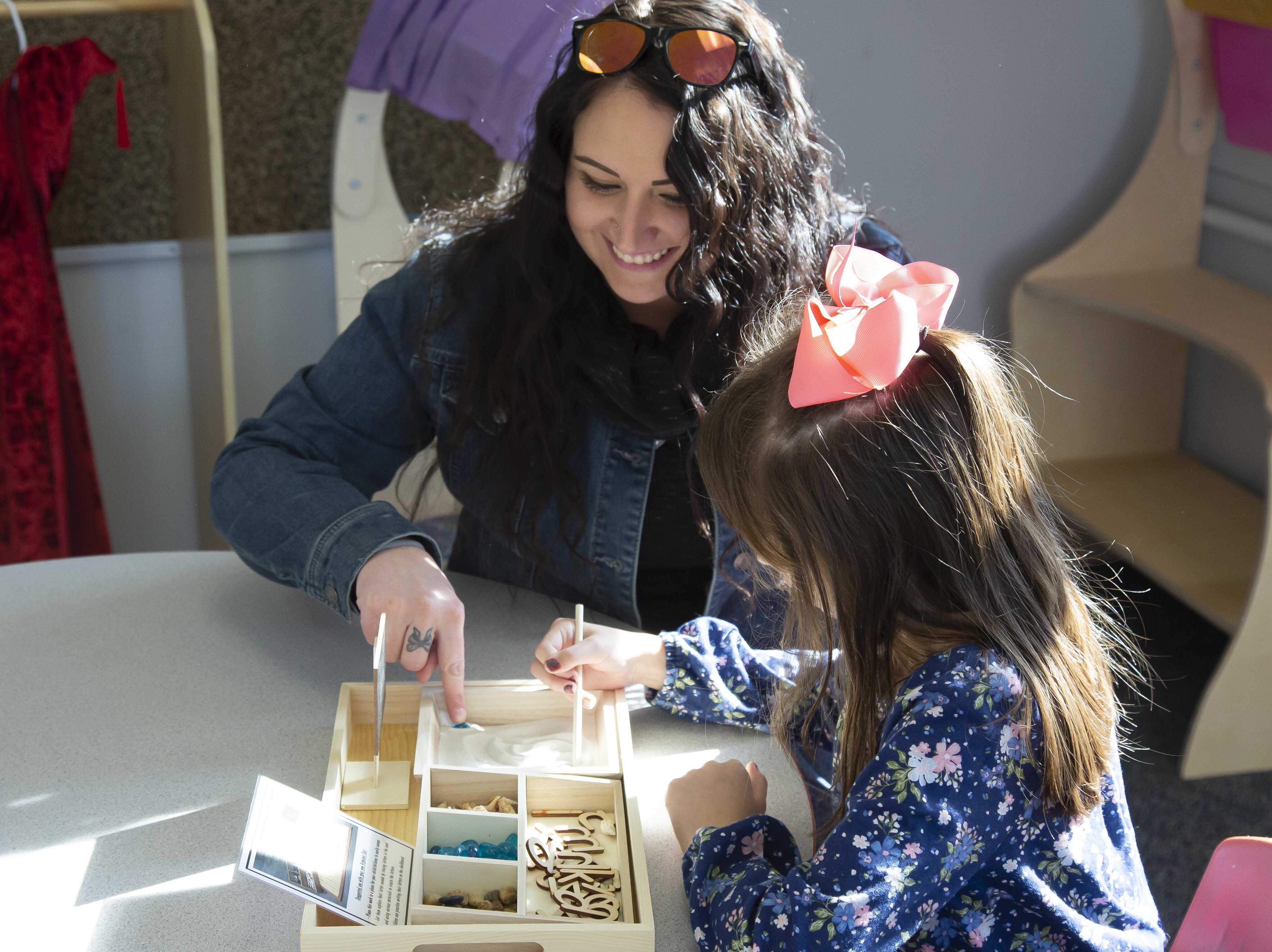 Childcare workers interested in pursuing a degree or certificate in Child Development from Lewis and Clark can save a semester’s worth of courses by demonstrating their experience through Prior Learning Assessment. Photo by LAURA INLOW/LC Marketing & PR