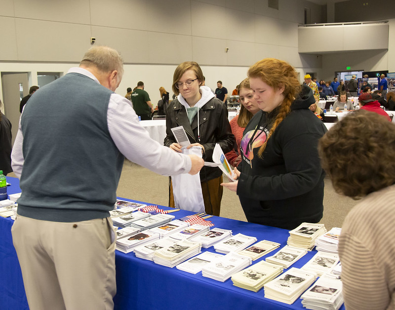 L&C Career and Veteran Services Director Terry Lane has information on the array of career paths offered through L&C’s programs. LAURA INLOW/L&C MARKETING & PR