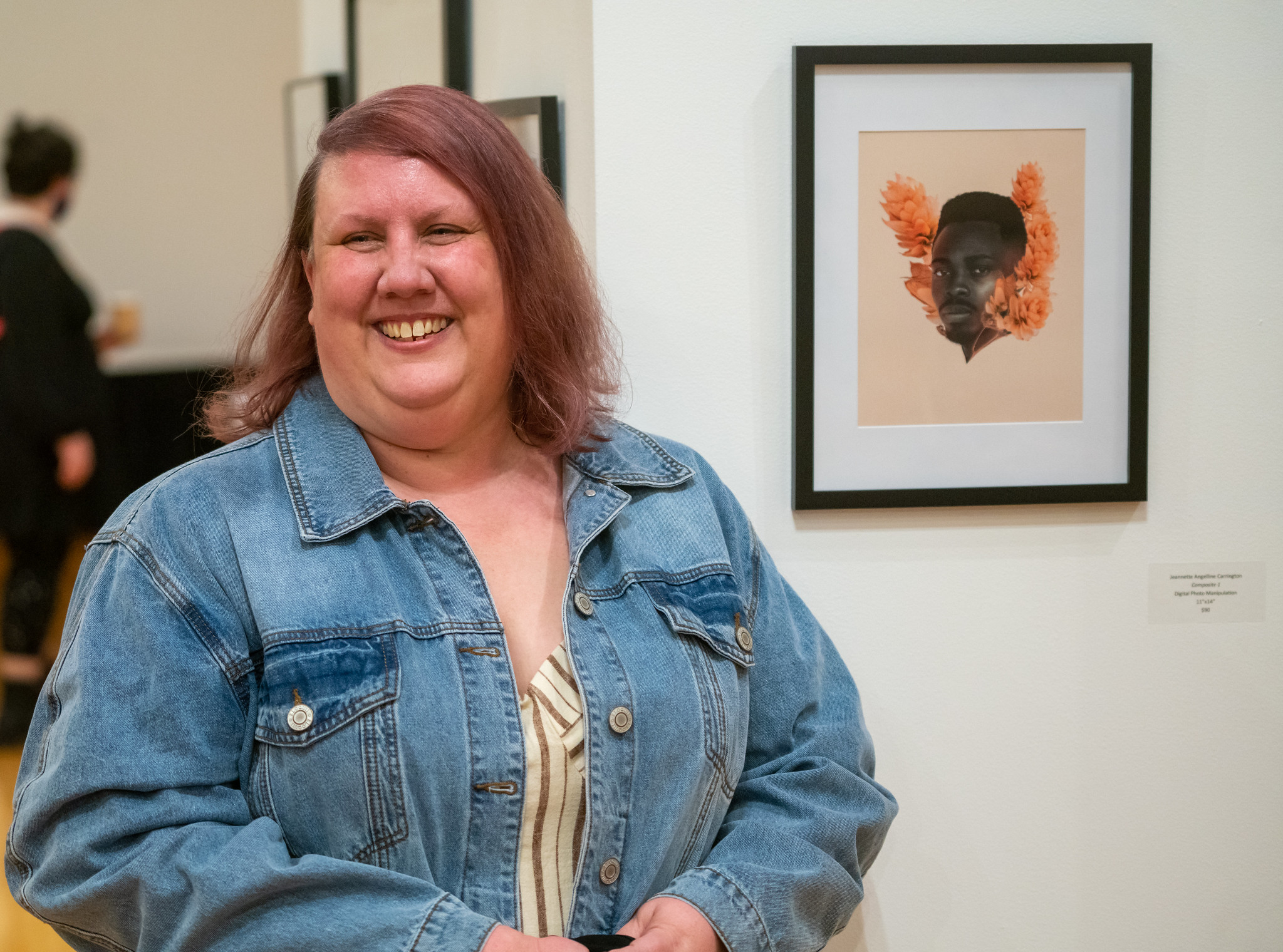 Jeannette Angeline Carrington took home the top prize in the 2022 exhibit with her work, “Composite 1.” This year’s show runs March 31-April 30. NATHAN WOODSIDE/L&C MARKETING & PR