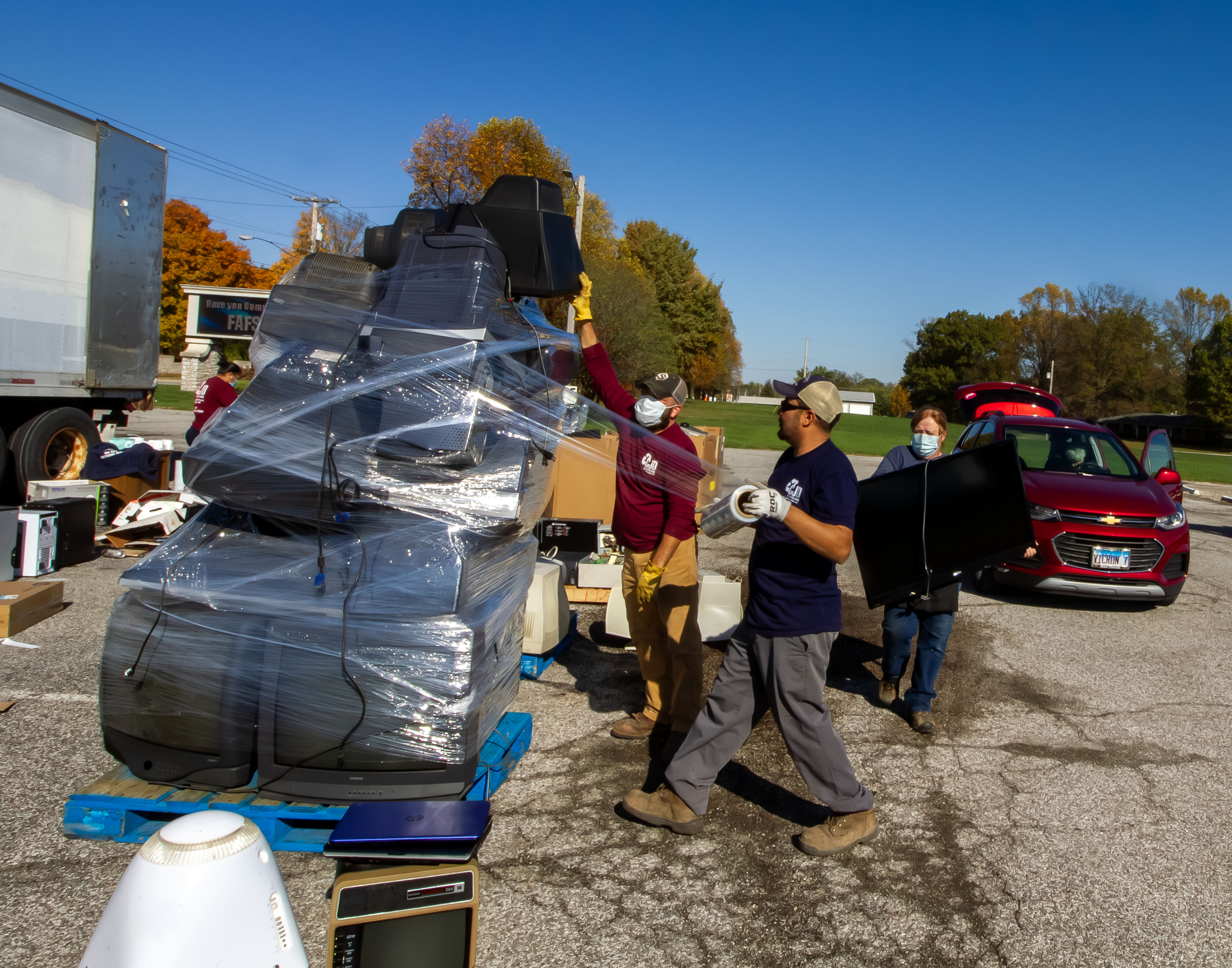 An e-Waste Drive will be held in L&C’s Tolle Lane parking lot on Nov. 10 and 11. Photo by Jan Dona, L&C Marketing/PR.