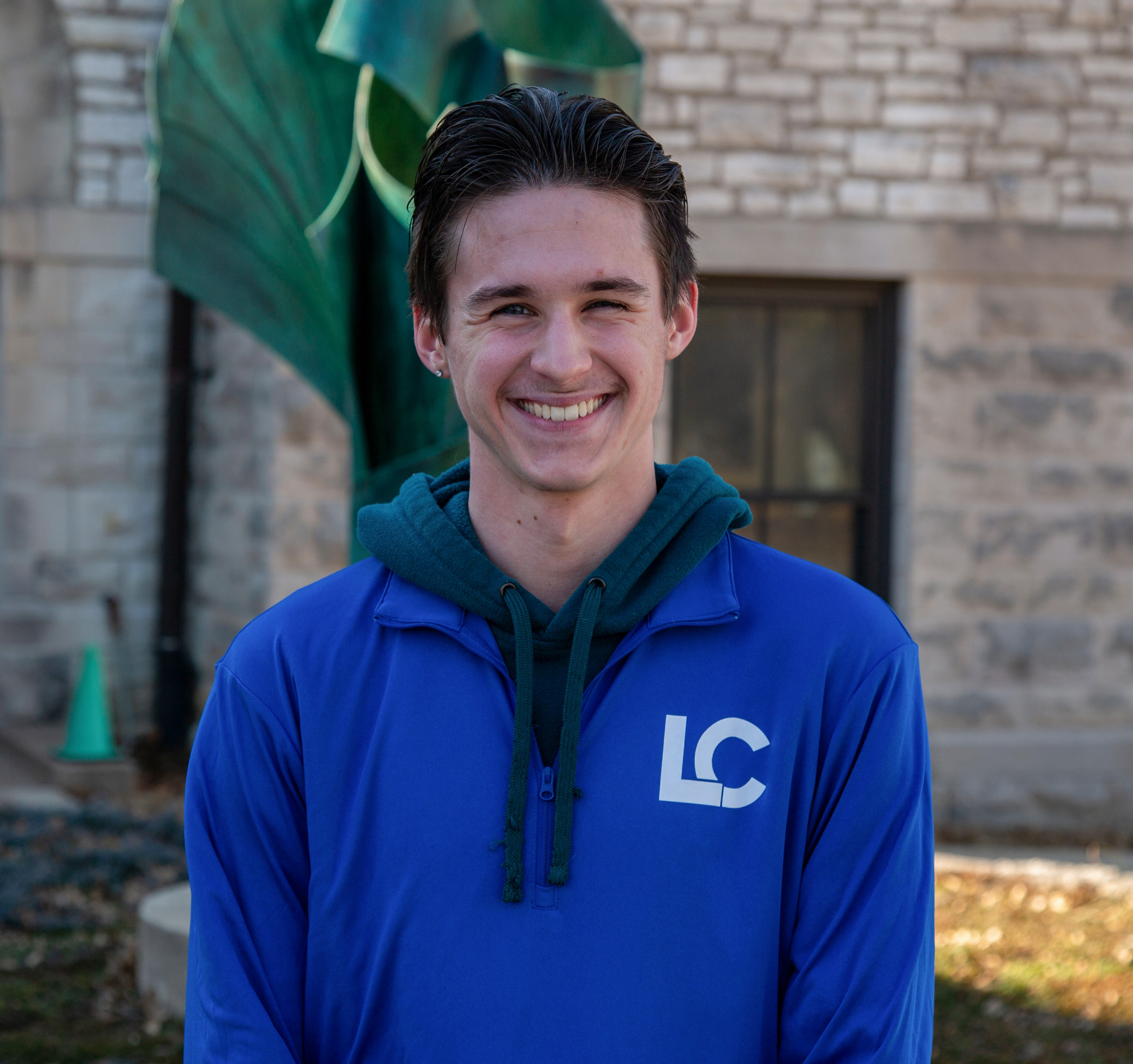 Lewis and Clark Community College student ambassador Nathan Gilbert found a second home and an encouraging family on campus.