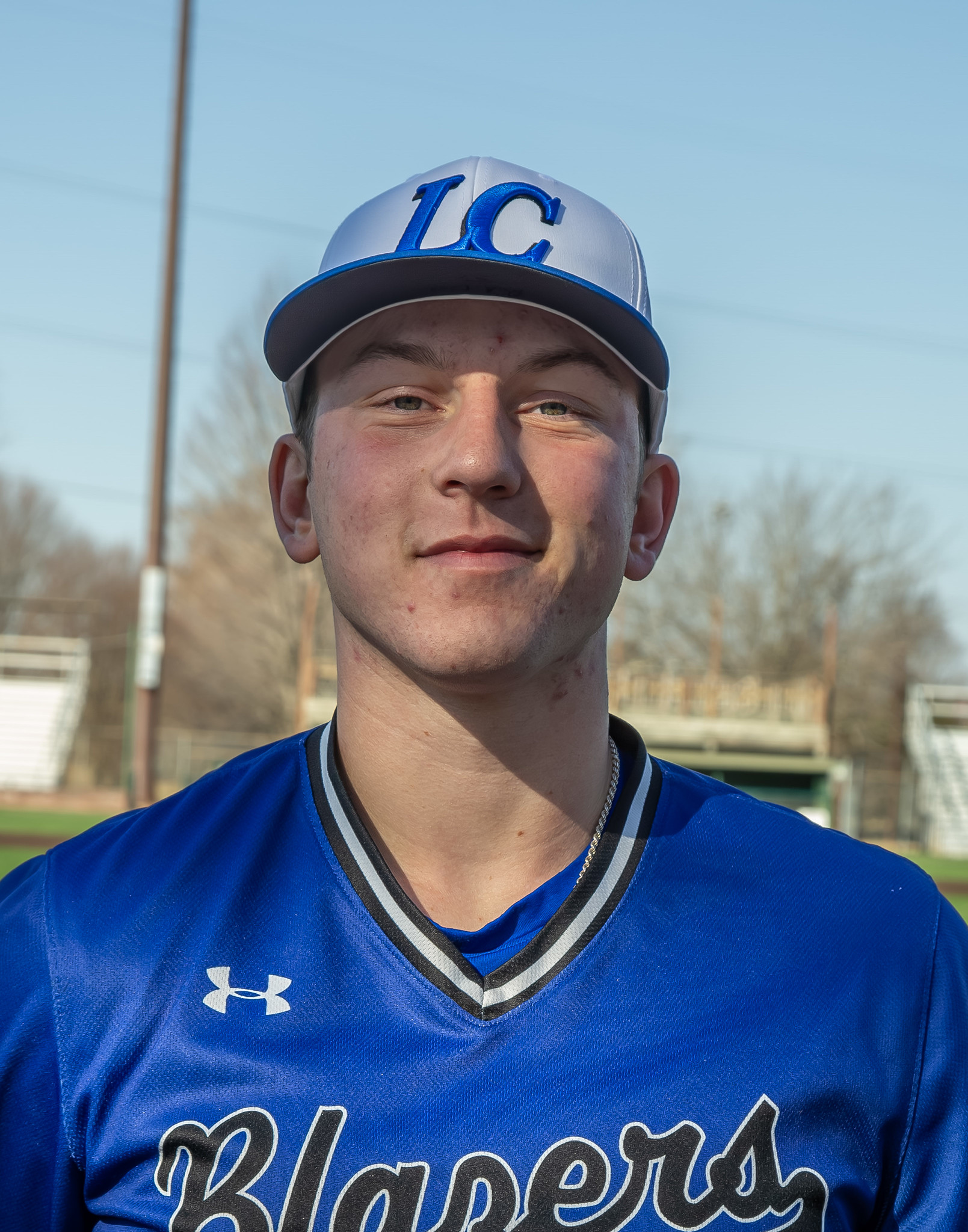 Trailblazers DH/C Jake Radosevich was named to the NJCAA DII All-America third team as well as to the All-Region 24 team. Photo by Jan Dona, L&C Marketing/PR.
