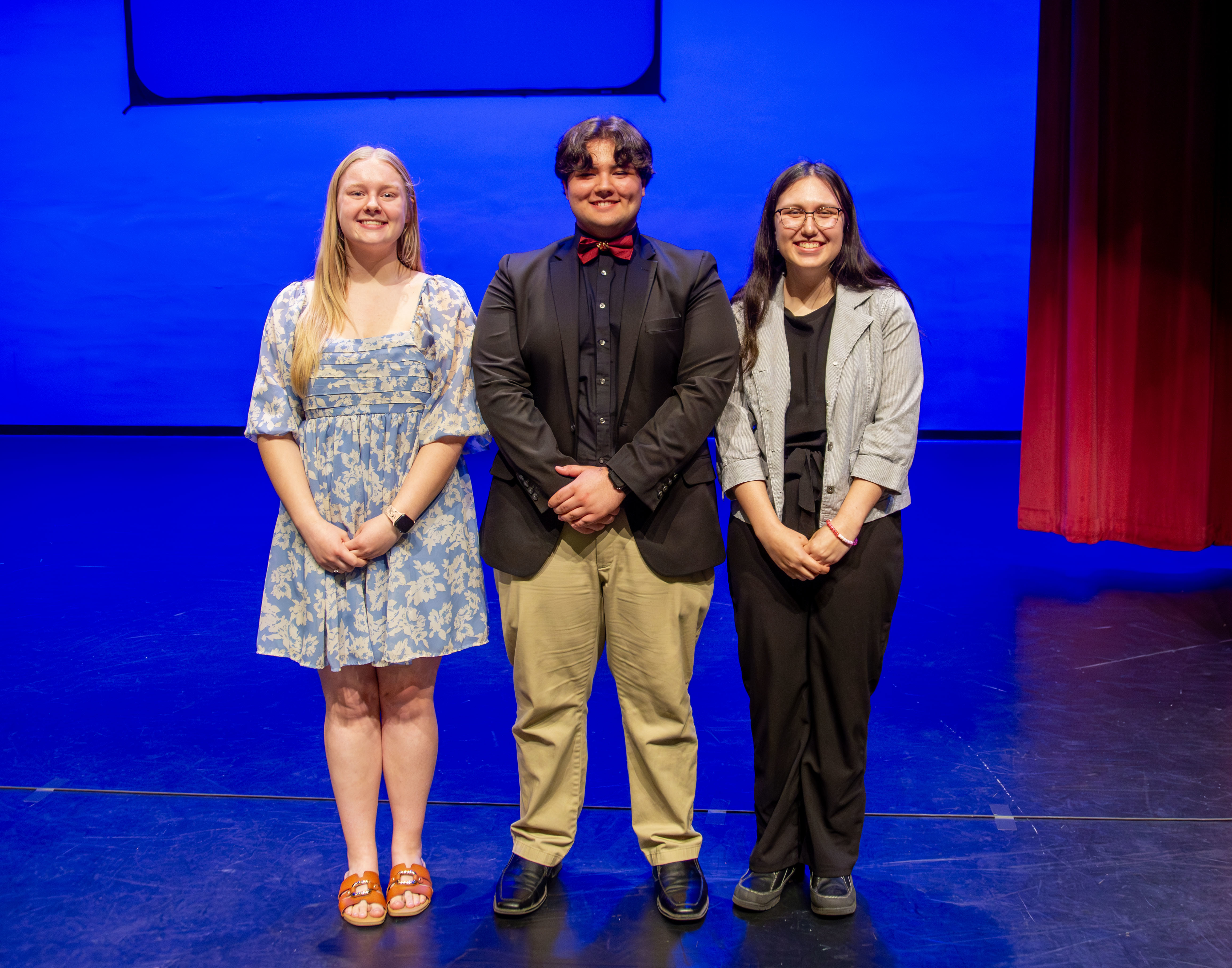 Pictured from left to right, third-place winner MaKayla Woolsey, of Jerseyville, second-place winner Cloud Sutton, of Jerseyville, and first-place winner Kimberly Price, of Bethalto. Photo by Laura Inlow, LC Marketing & PR
